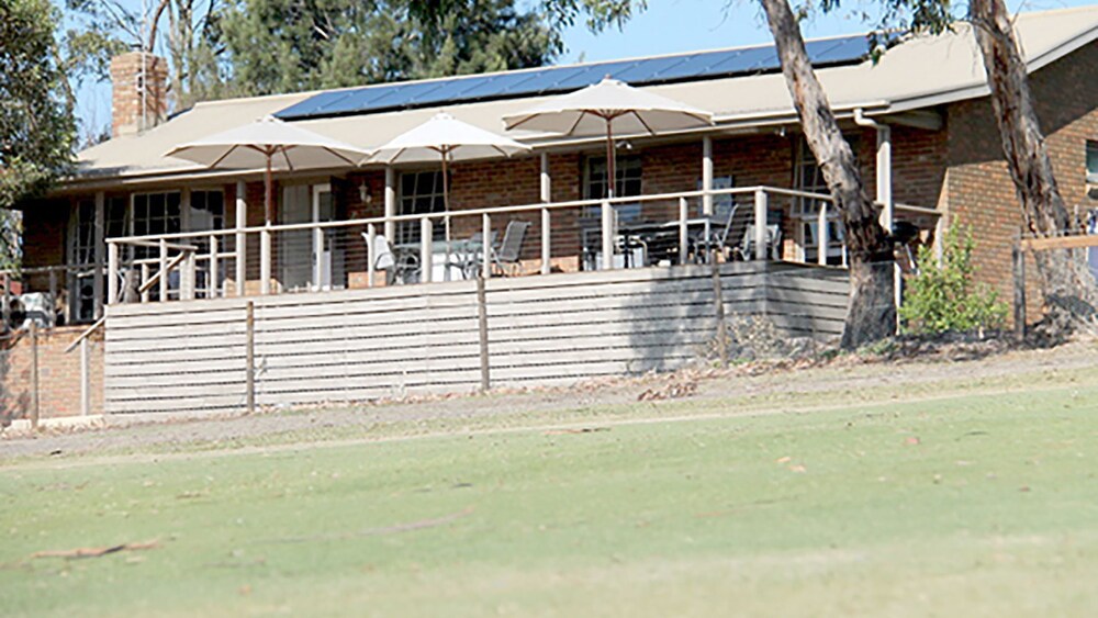 "the Tee House on the Golf Course"