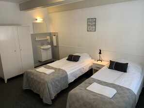Desk, free WiFi, bed sheets, wheelchair access