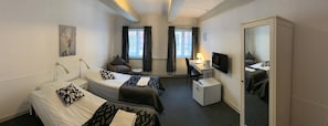 Desk, free WiFi, bed sheets, wheelchair access