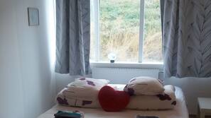 Blackout drapes, free cribs/infant beds, free WiFi, linens
