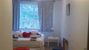 Blackout drapes, free cribs/infant beds, free WiFi, linens