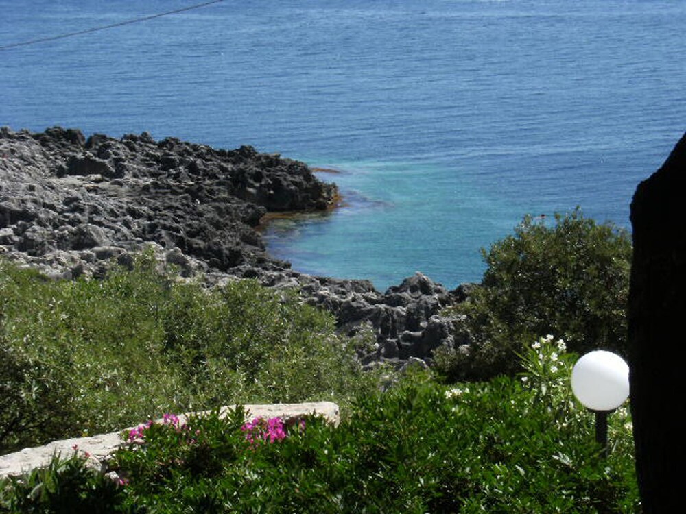 Blue Sea Trullo With Beautiful Veranda On The Seafront In