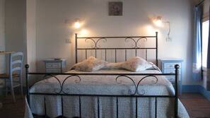 Premium bedding, down comforters, individually decorated