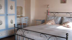 Premium bedding, down comforters, individually decorated