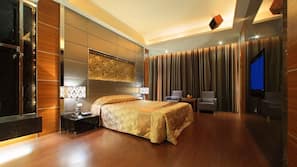 Premium bedding, individually decorated, individually furnished, desk