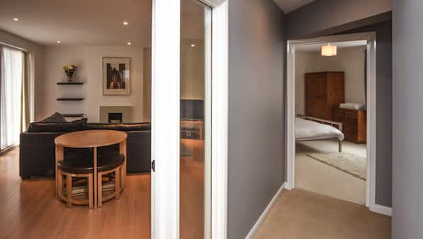 2 bedrooms, individually furnished, desk, blackout curtains