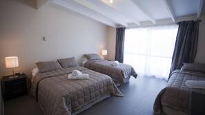 Blackout curtains, WiFi, linens
