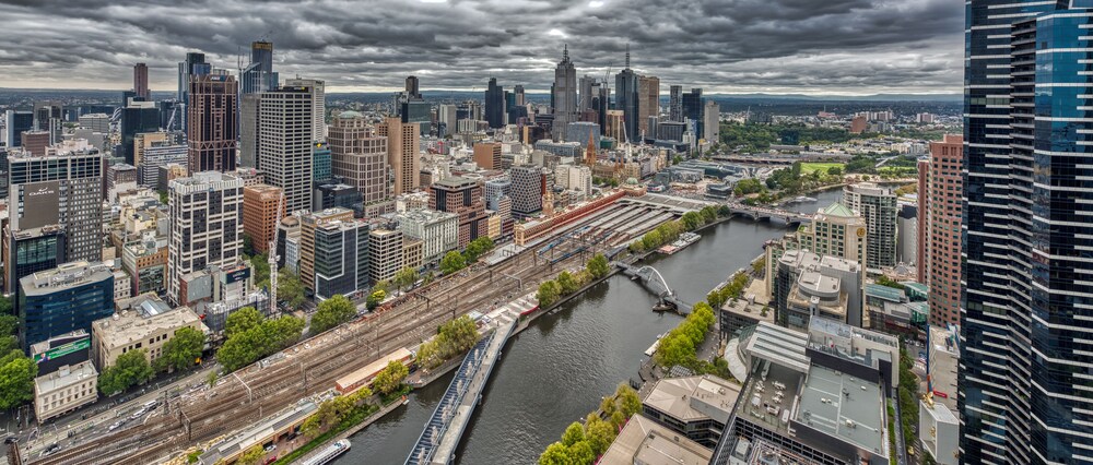 Flying views over the CBD