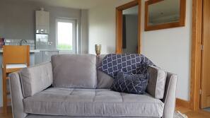 Individually decorated, individually furnished, iron/ironing board