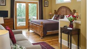 Premium bedding, individually decorated, individually furnished