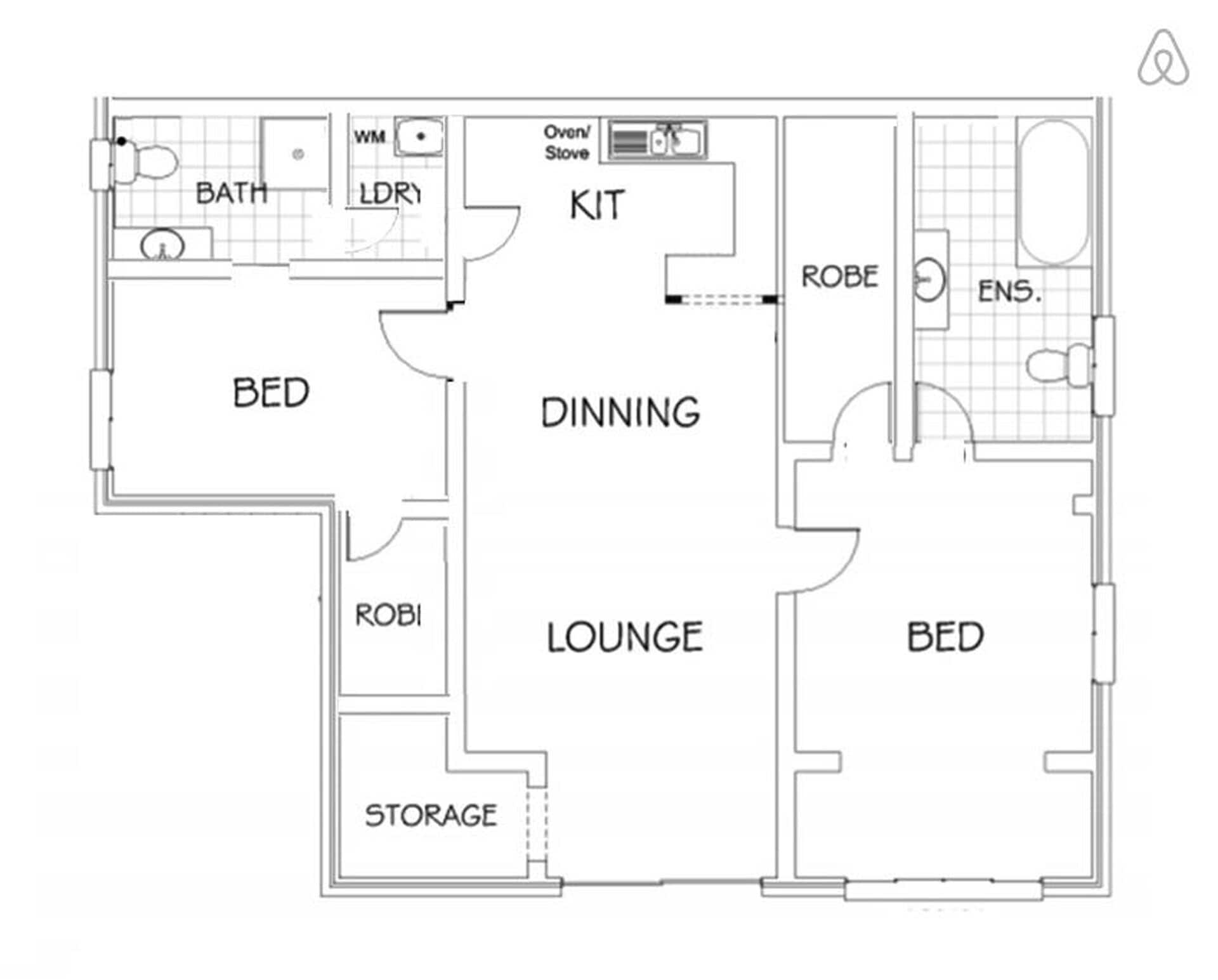 Peace - HUGE, beautiful 2 bed 2 bath private unit