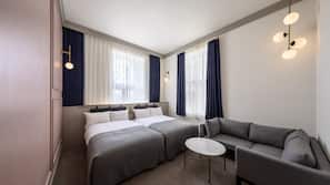 Down duvet, in-room safe, blackout curtains, iron/ironing board