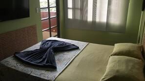 Blackout curtains, free WiFi, linens