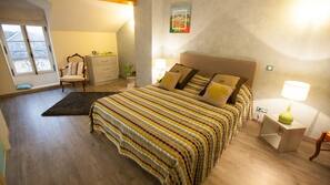 Individually decorated, individually furnished, iron/ironing board