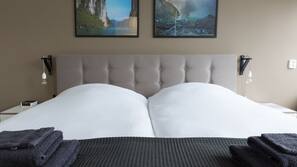 Luxe beddengoed, een strijkplank/strijkijzer, gratis wifi, beddengoed