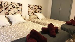 2 dormitorios, tabla de planchar con plancha, wifi gratis y ropa de cama