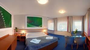 Minibar, in-room safe, blackout drapes, soundproofing