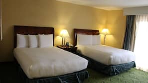 In-room safe, desk, laptop workspace, blackout curtains
