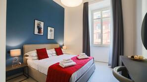 Minibar, desk, free WiFi, linens