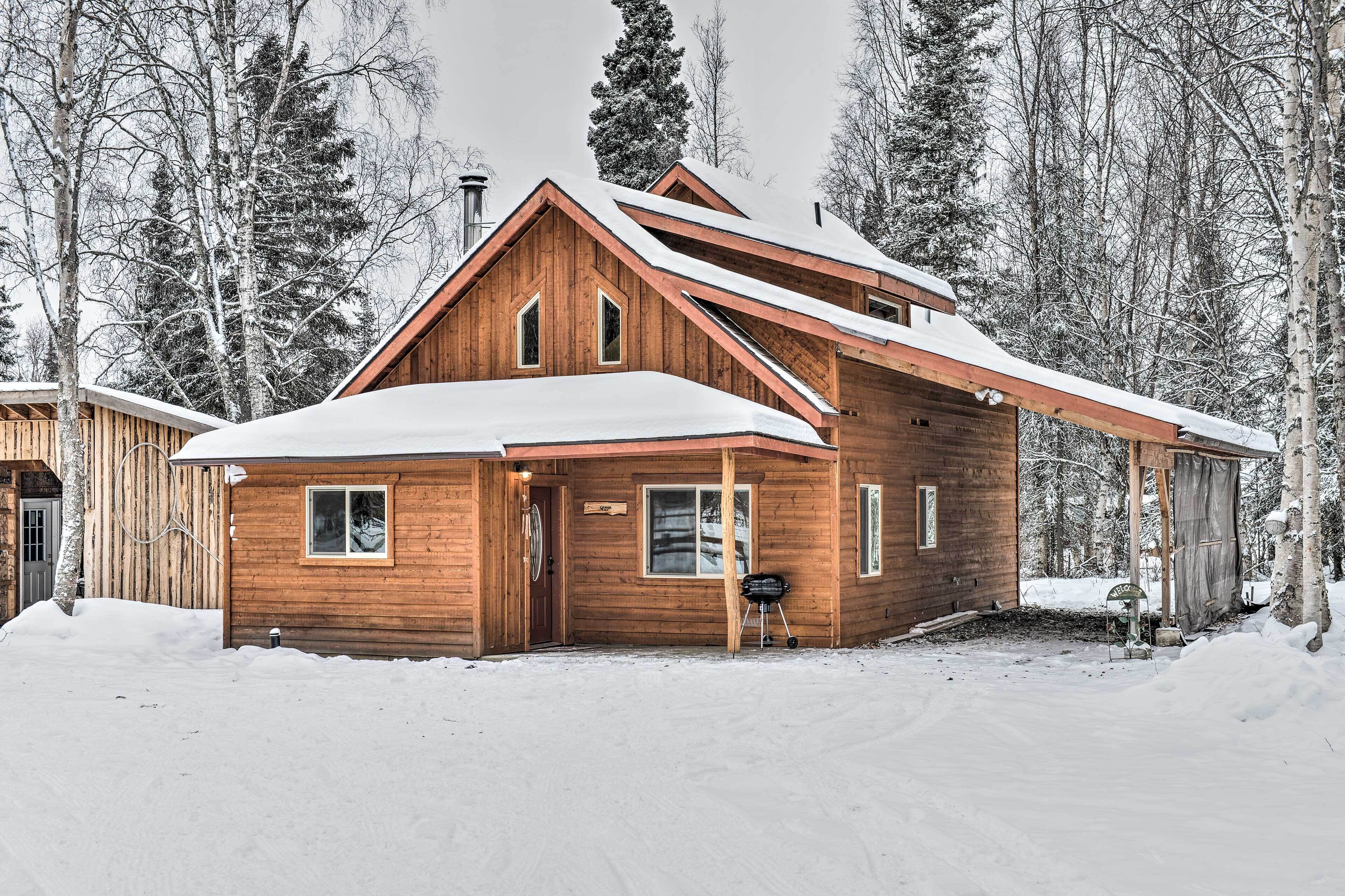 New Chinook Cabin Conveniently Located Near Town And Kenai River
