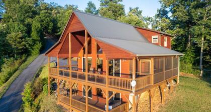 NFL Sunday Ticket - The Blue Ridge Mountain Top Cabin
