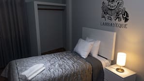 Desk, iron/ironing board, free WiFi, linens
