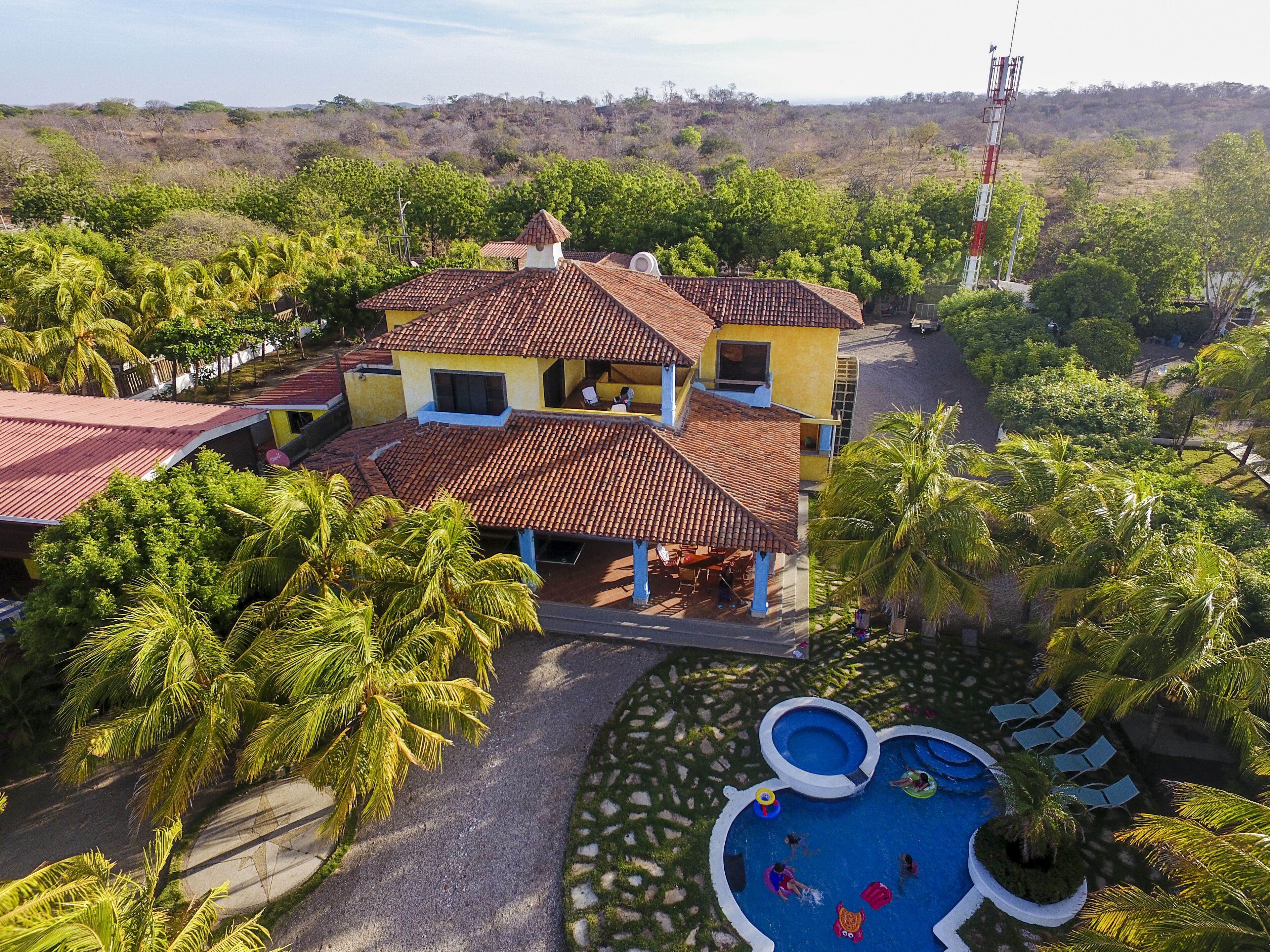Exclusive Beachfront Large Spanish Estate for up to 30 People, Wifi in Managua, Nicaragua