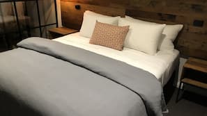 Premium bedding, pillowtop beds, individually decorated