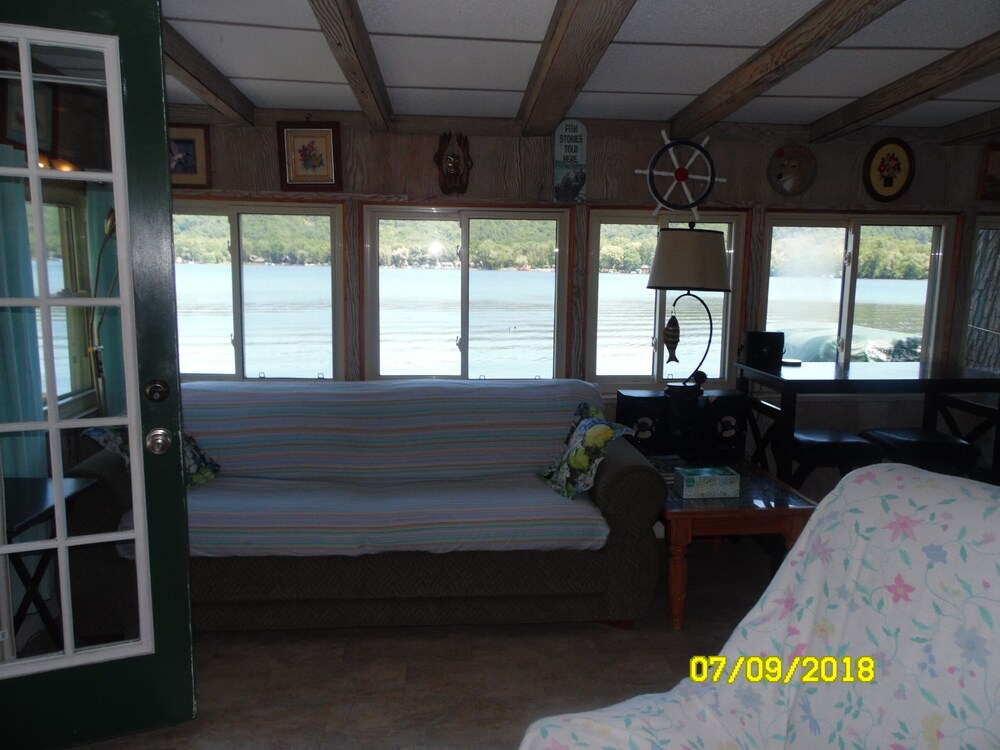Honeoye Lake Waterfront Cottage Honeoye Vrbo