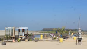 Private beach