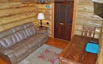 Efficiency Log Cabin Loft Bedroom King Bed Bath Ground Floor