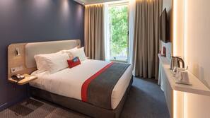In-room safe, desk, blackout curtains, iron/ironing board