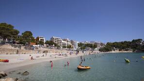 Ubicación cercana a la playa y arena blanca