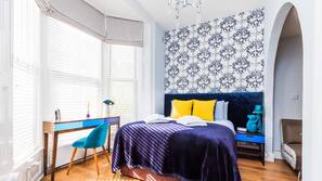 Premium bedding, Select Comfort beds, blackout curtains