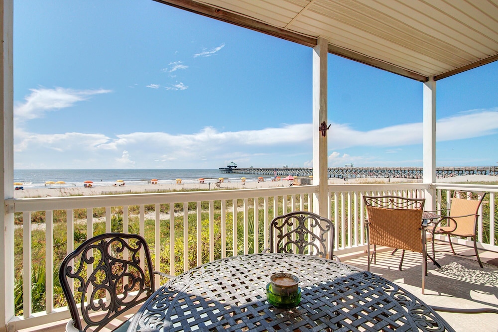 Seaside Villas II, Oceanfront Condo Folly Beach Vrbo