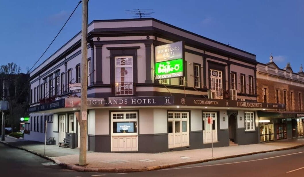 Highlands Hotel in Mittagong, Australia