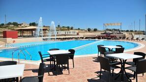 Indoor pool, seasonal outdoor pool