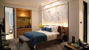 Minibar, in-room safe, desk, blackout curtains