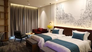 Minibar, in-room safe, desk, blackout curtains