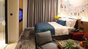 Minibar, in-room safe, desk, blackout curtains