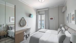 In-room safe, desk, blackout curtains, soundproofing
