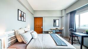 Premium bedding, down duvet, pillow top beds, individually decorated