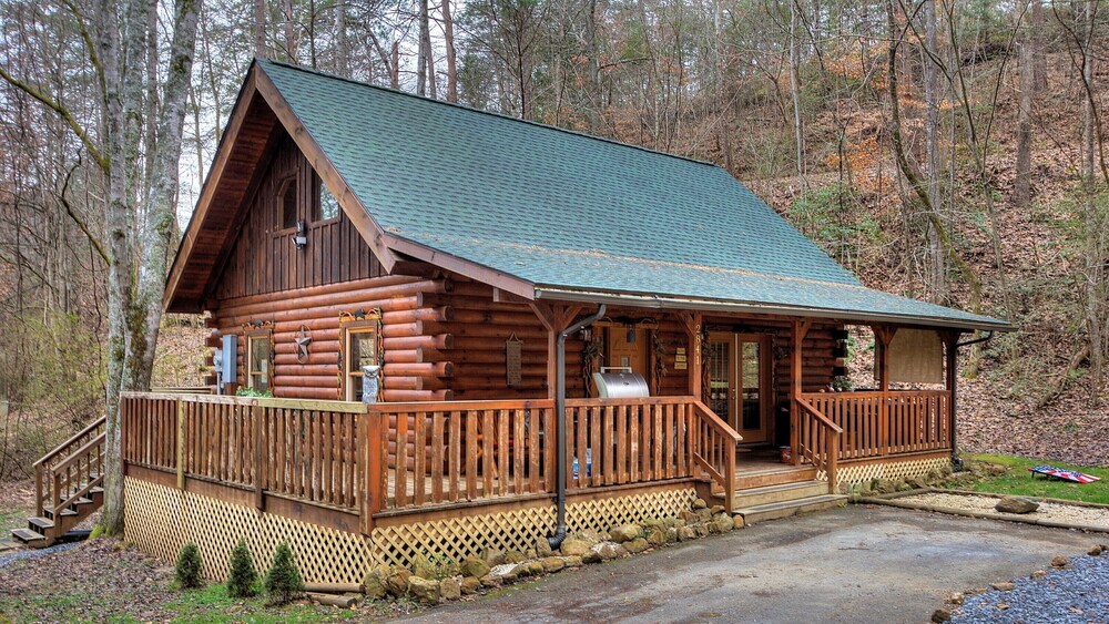 Secluded Family Honeymoon Cabin But Only 6 Min To Parkway In
