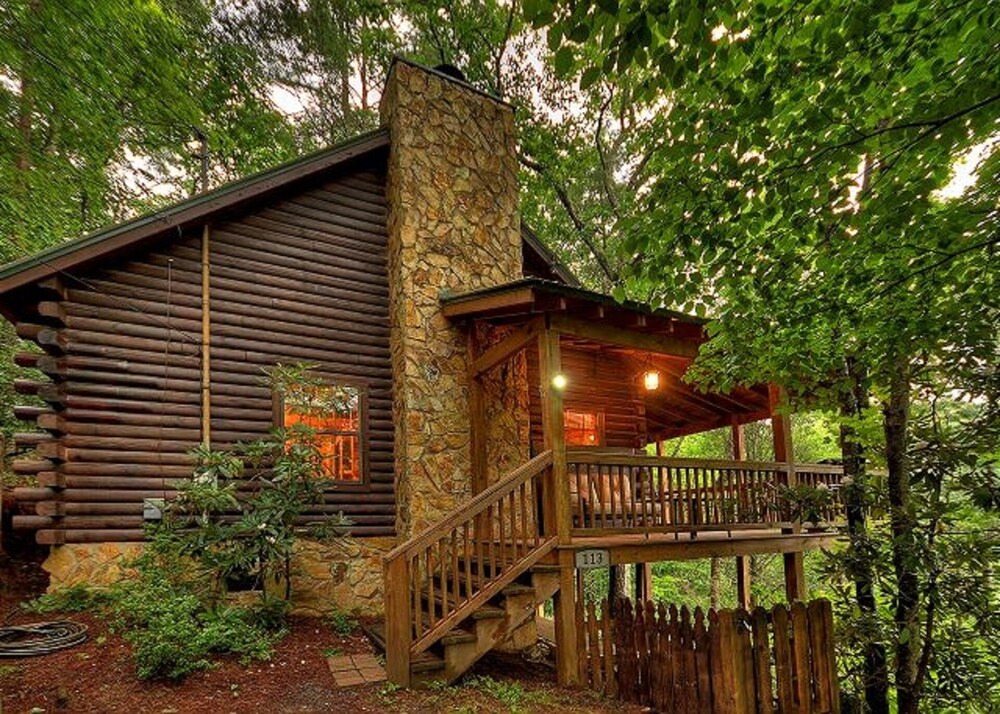 Panaromic Mountain Views Hot Tub Loft Fireplace In Blue Ridge