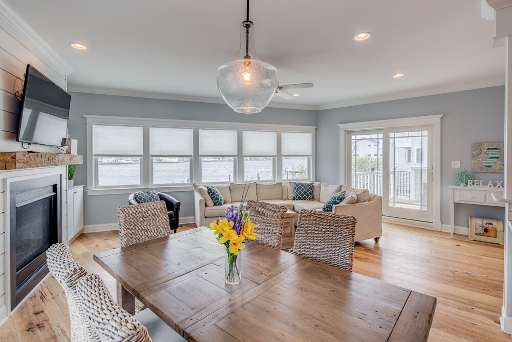 Luxury LBI Waterfront Home with Dock (Perfect for Boat Owners!)