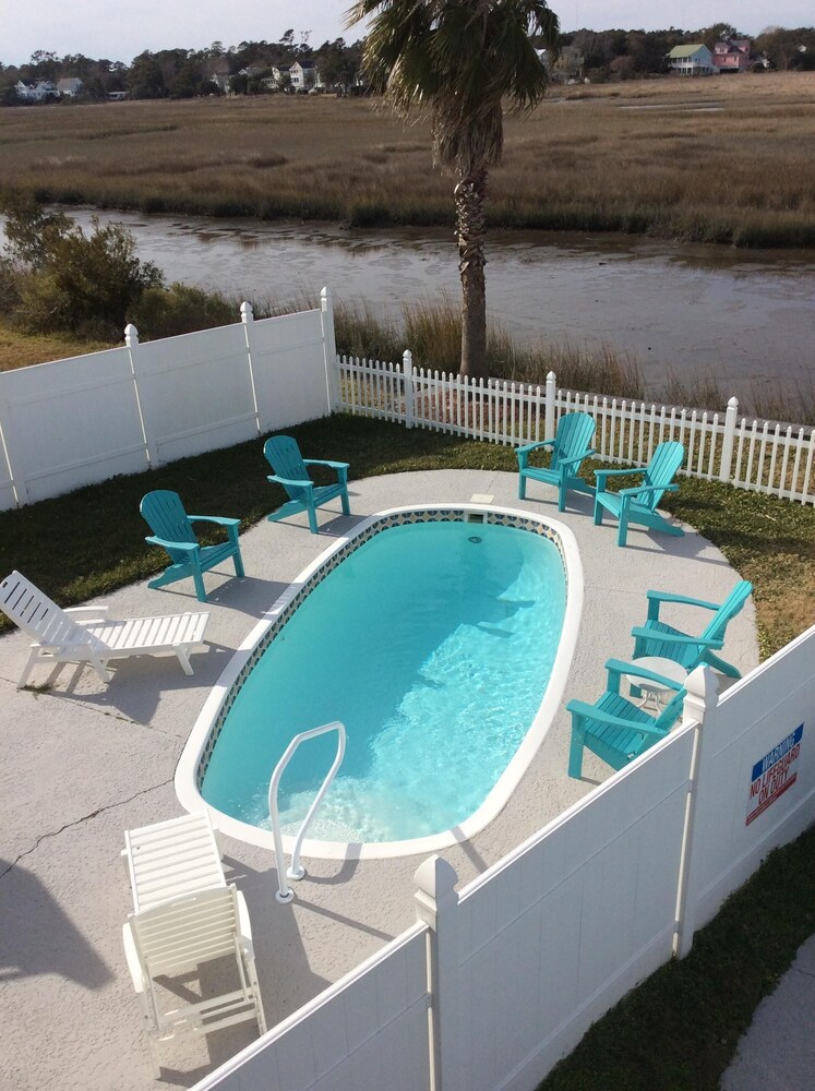 APR/MAY DISCOUNTS 5ba 5.5 bath 1BLK frm BEACH/MARSH/DOCK/PVT POOL/PET FRIENDLY/