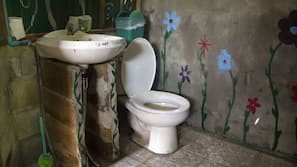 Soap, shampoo, toilet paper
