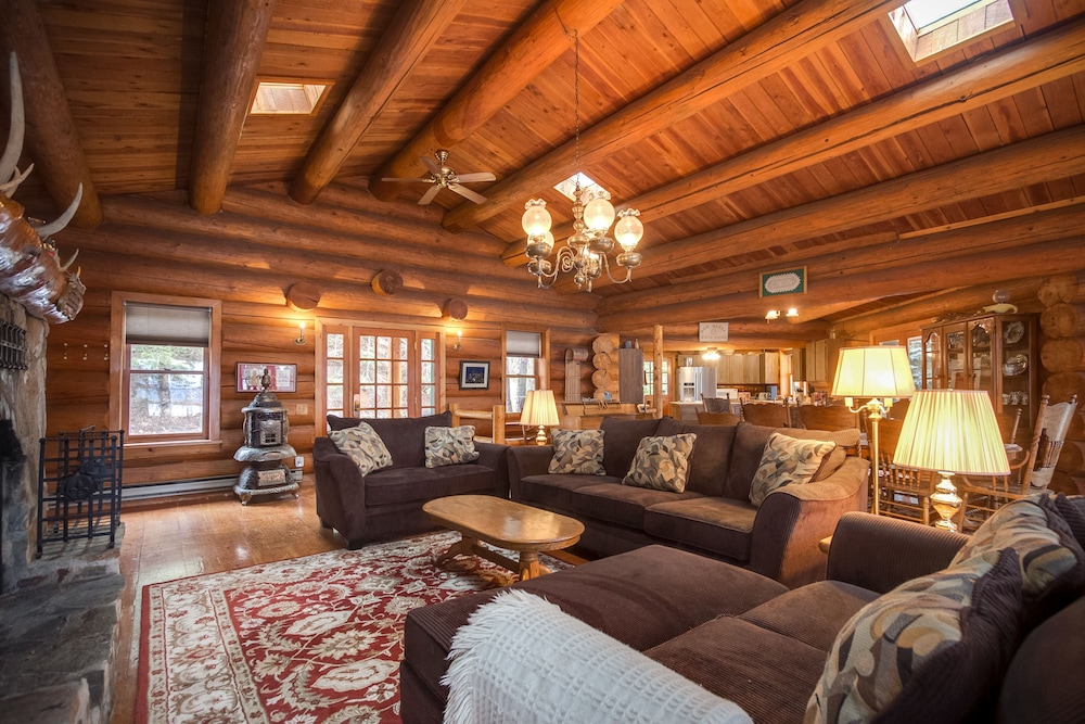 Large Lakefront Cabin W Private Hot Tub Firepit Pool Table Dock