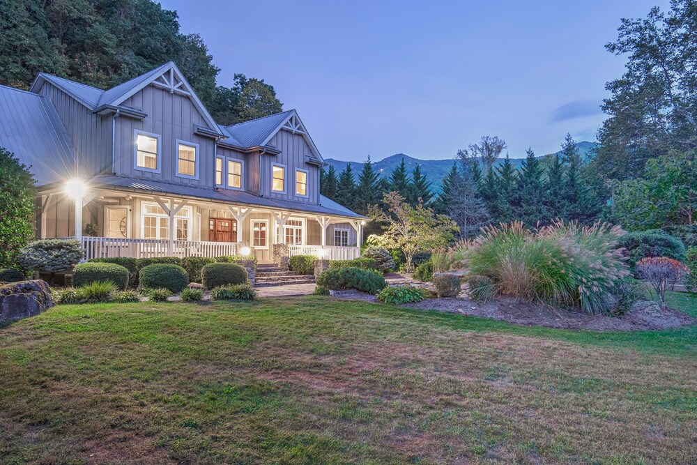 A Stunning Creekside Home, Breathtaking Waterfeatures to Enjoy from Every Window