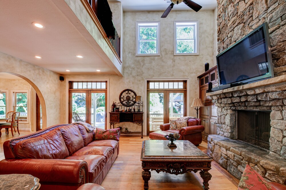 A Stunning Creekside Home, Breathtaking Waterfeatures to Enjoy from Every Window